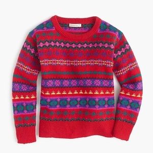 J. Crew Holly Fair Isle Sweater